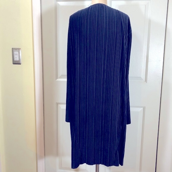 J.O.A Duster Velvet Cardigan Draped Jacket Size Medium - Picture 10 of 15